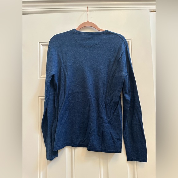 Club Monaco Blue Crewneck Cotton Pullover Sweater. Size Small - Picture 5 of 5